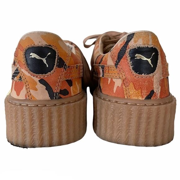 Puma X Fenty by Rihanna Creeper Camo Sneakers Size 7.5 - Picture 5 of 10